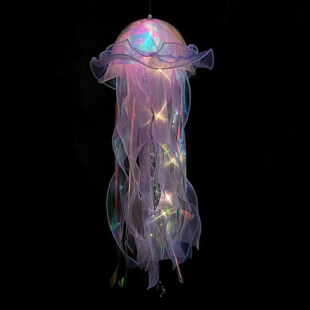 Vibe Geeks Hanging Jellyfish LED Decorative Lamp DIY Party